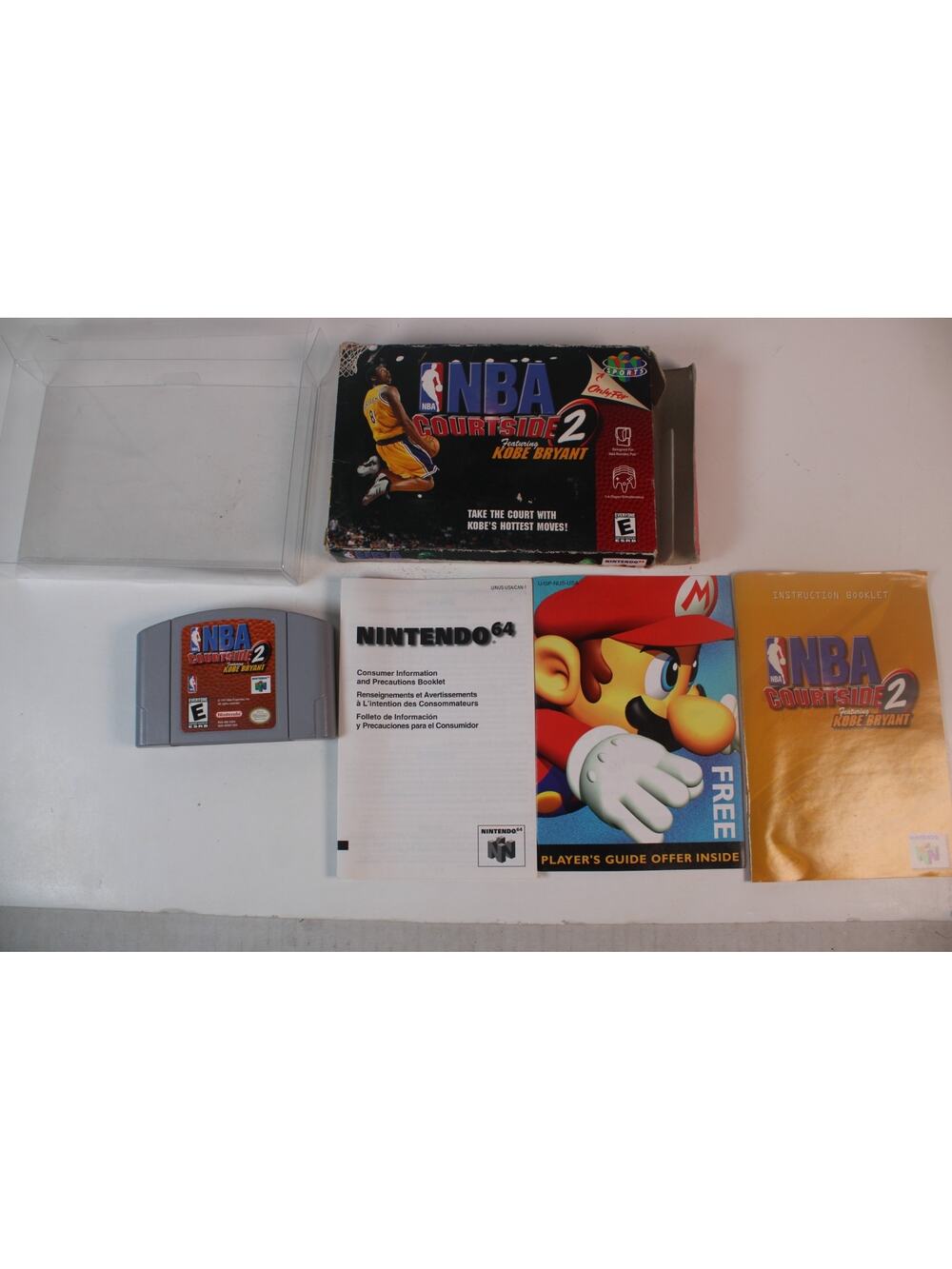 NBA Courtside 2 Featuring Kobe Bryant (Nintendo 64, N64) Authentic, Tested/Nice